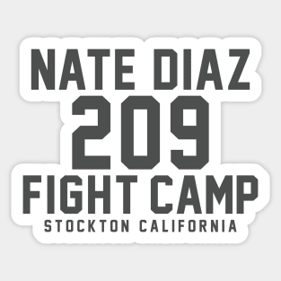 Nate Diaz Fight Camp Sticker